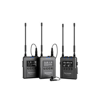 Saramonic UwMic9S Kit 2 (TX+TX+RX) Wireless microphone and receiver kit