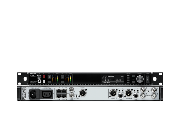 Shure AD4DE-A Dual Channel Receiver Axient. (470-636 MHz)