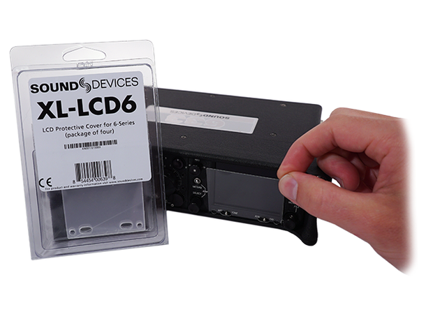 Sound Devices XL-LCD6 Protective, clear LCD cover for 633, 664
