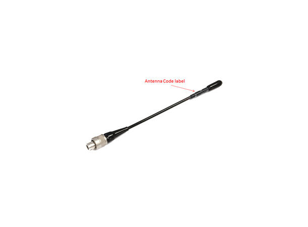 Wisycom MTPxx antenne 1 stk. with LEMO connector