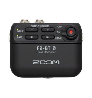 Zoom F2-BT Field Recorder with Bluetooth and Lavalier Mic