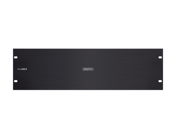 Amphion AMP400.8 multikanals forsterker 8 x 410W, XLR inn/Speakon ut