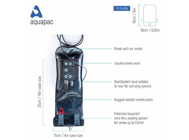 Aquapac Pro Radio Mic Case Vanntett pose for radiomikrofonene dine! 