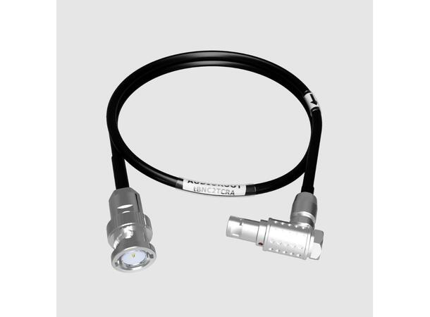 Audioroot tBNC2TCRA Timecode Cable BNC to right angle 5 pin Lemo 