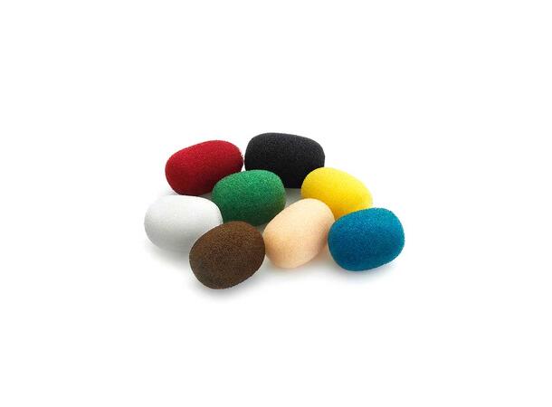 DPA DUA0570 Miniature Foam Windscreen Color Mix, 8 pcs 