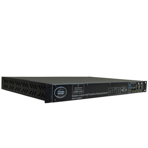 Glensound DARK16O Dante DA konverter Analogue output only version of DARK1616