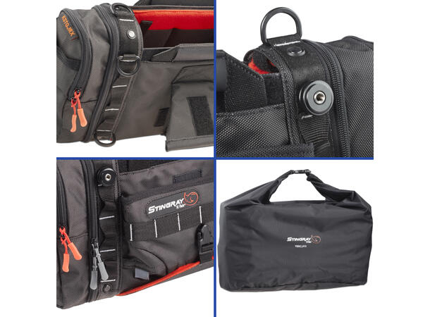 K-Tek KSTGJRX Stingray Junior-X, Orange Designed to work w/ Sound Devices 833 