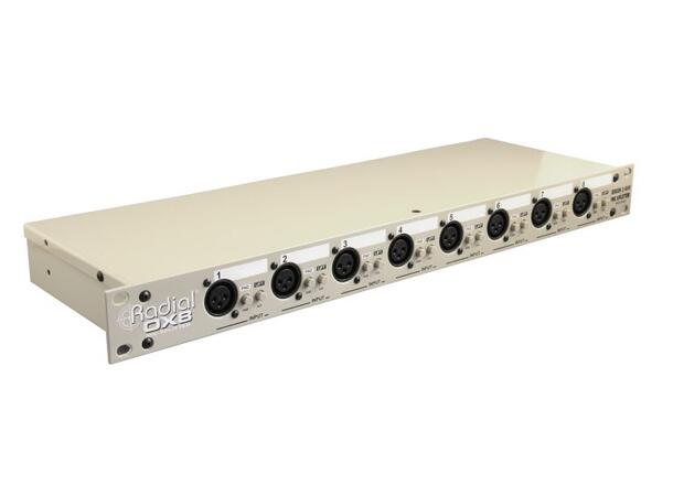 Radial OX8-R Mic-Level Passive Splitte Rackmount 