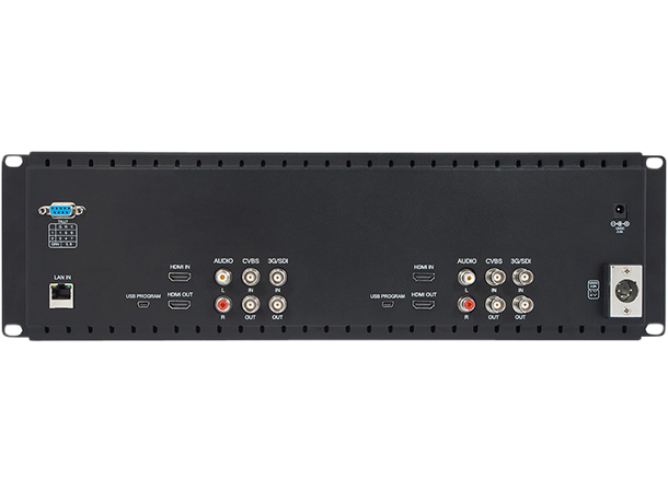 SEETEC Monitor D71 (Dual 7" 3RU) Perfect 3G-SDI Monitoring 