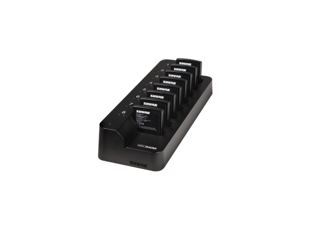 Shure SBC840M Ethernet Battery Charge Axient. for 8 x SB910M 