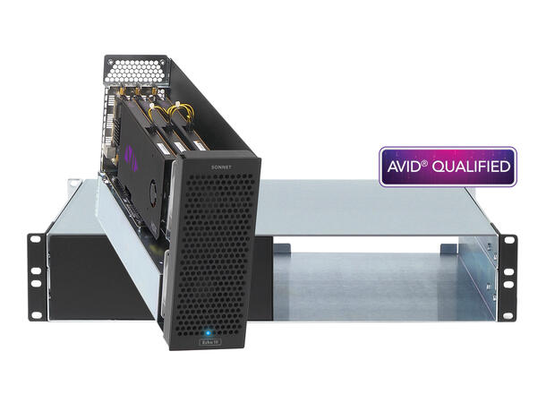 Sonnet Echo 3 Rackmount TB3 Chassis Thunderbolt 3 og HDX kompatibelt 