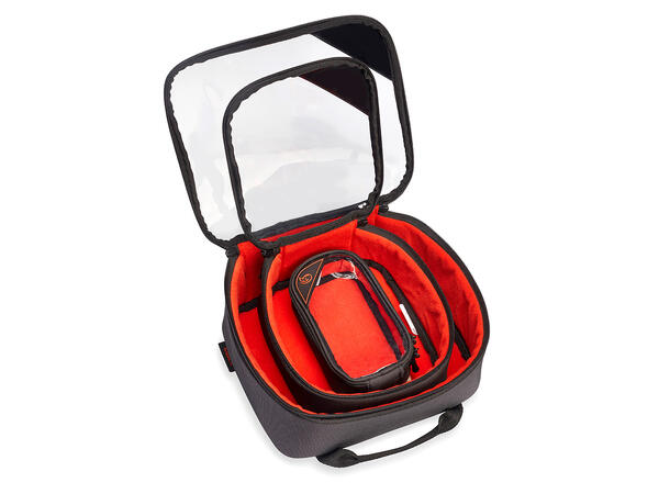 Stingray by K-Tek Gizmo-X Bag Set of 3 (L,M,S), Orange interior 