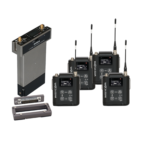 Wisycom MCR54 med 4x MTP60 KIT 1x MCR54, 4x MTP60 + SLK54