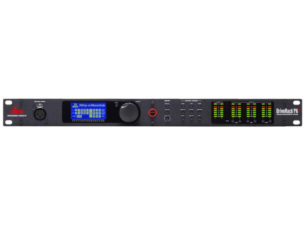 dbx DriveRack PA2 | høyttalerprosessor 2 inn, 6 ut