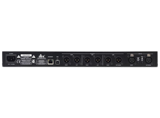 dbx DriveRack PA2 | høyttalerprosessor 2 inn, 6 ut