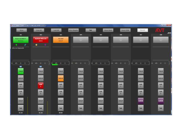 AVT MAGIC THipPro Telefonhybrid16/8xVoIP 8 kanals versjon utvidbar til 16 kanaler 