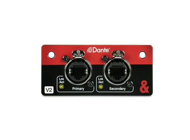 A&H Dante 64 card for SQ / AHM64 64x64 96/48 kHz - V2 