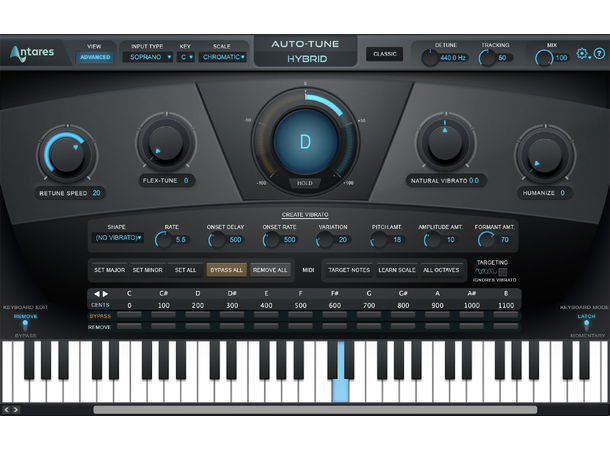 Antares AutoTune® Hybrid Real-Time AutoTune for AVID DSP Systems 