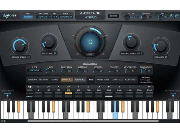 Antares AutoTune® Hybrid Real-Time AutoTune for AVID DSP Systems 