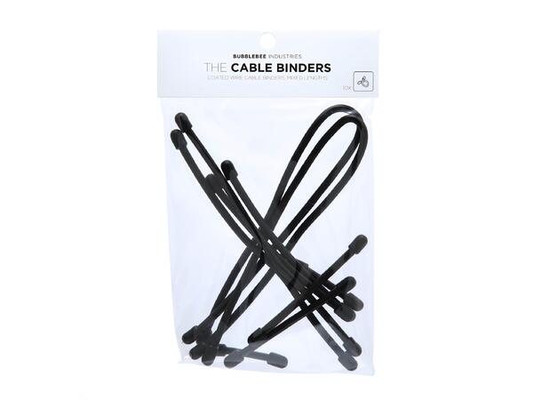 Bubblebee The Cables Binders 10x Super strong rubberised bendy wire 