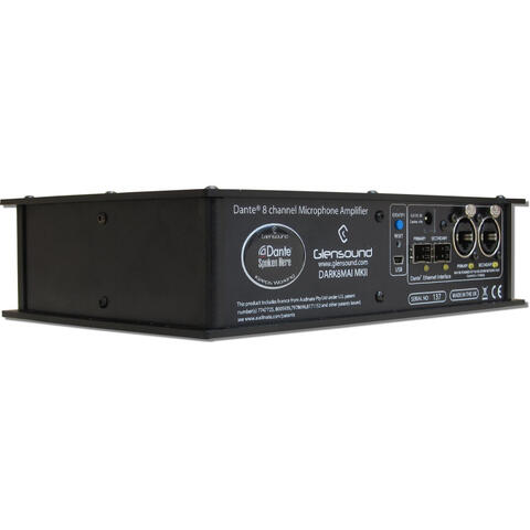 Glensound DARK8MAI MKIIDANTE Mic Amp 8 kanals mikrofonforsterker, remote