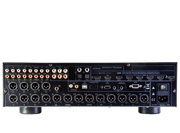 IOTA Enterprises Ltd. IOTA AVX17 17-kanals Atmos decoder uten forsterker 