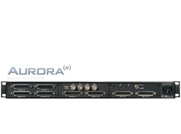 Lynx Aurora(n) 16i/o 16AES i/o USB 16-channel 24-bit/192 kHz Analog&dig I/O