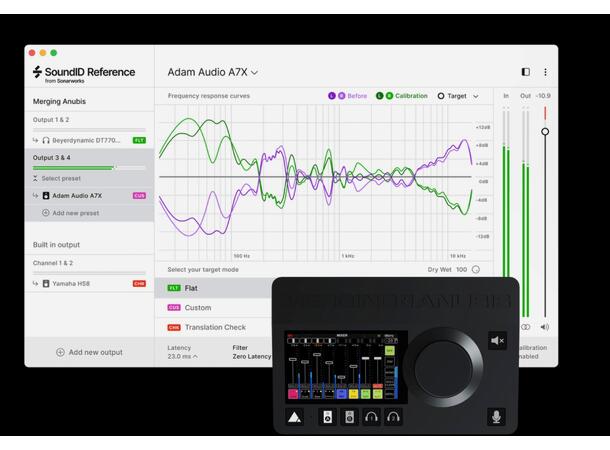 Merging Anubis Pro bundle med SoundID ST Reference - kalibrer ditt system!