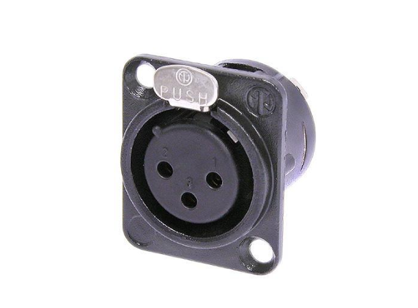 Neutrik NC3FD-L-B-1 XLR HUN Neutrik NC3FD-L-B-1 XLR HUN D-plug 