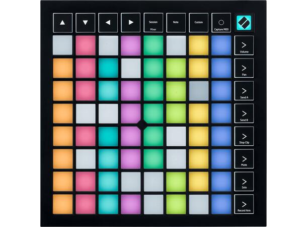 Novation Launchpad-X 32 RGB pads, mixer controls