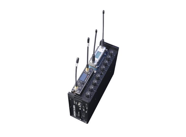 SONOSAX Minislot set COMBI: Wisycom WISYCOM MCR54, / Audio Limited A10-RX