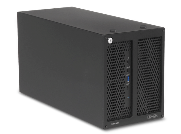 Sonnet DuoModo Dual-Module kabinett Thunderbolt 3 og HDX kompatibelt desktop 