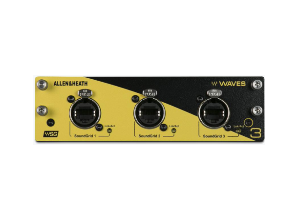 Allen & Heath WAVES SoundGrid 128x128 WAVES-kort forAllen&Heath avabtis/dIlive 