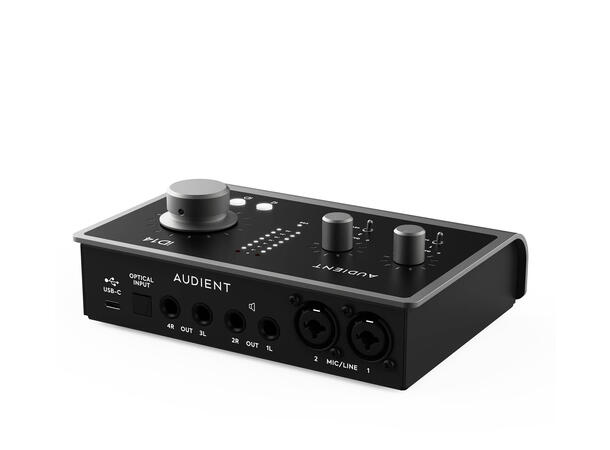 Audient iD14 mk2 10i/6 IO Lydkort 2 x Klasse A mikrofonpre/ Linje+ADAT 