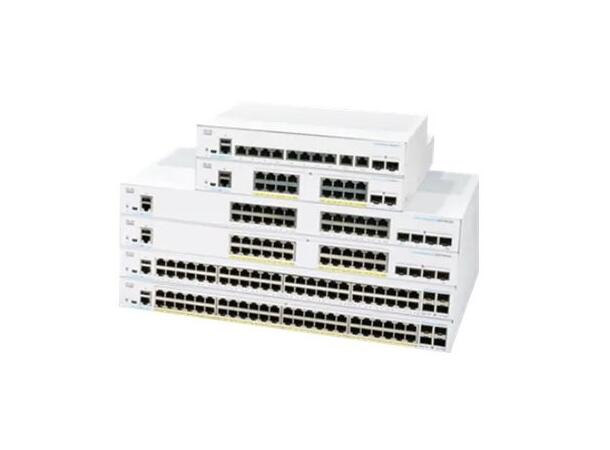 Cisco Business 350 Series CBS350-16T-2G Switch - 16 porter - Styrt - rackmonterb