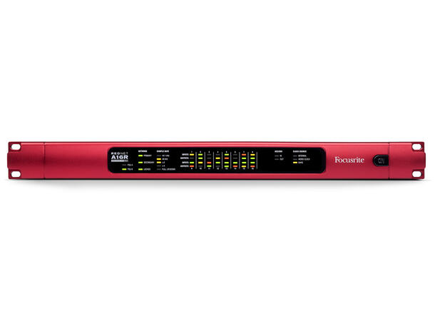 Focusrite RedNet A16R MkII konverter 16 kanaler AD/DA med gain trim 