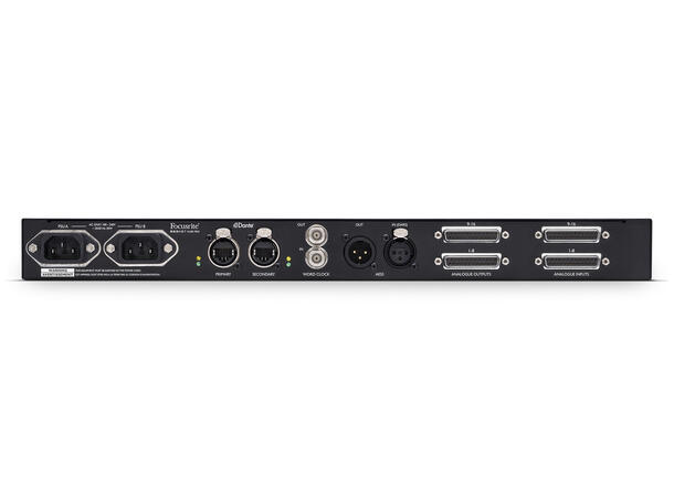 Focusrite RedNet A16R MkII konverter 16 kanaler AD/DA med gain trim 