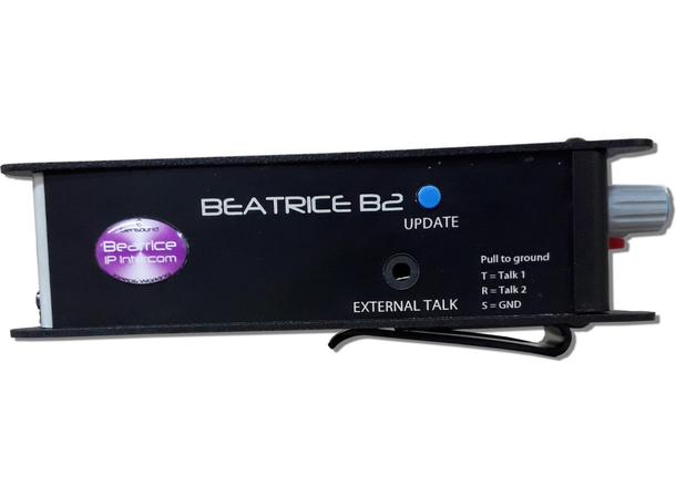 Glensound Beatrice B2/4M 2 Channel Ultra Compact Beltpack with 4pin XLR Mal 
