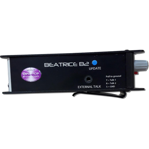 Glensound Beatrice B2/4M 2 Channel Ultra Compact Beltpack with 4pin XLR Mal