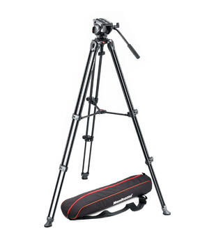 MANFROTTO Stativkit Video Alu MVK500AM, bag