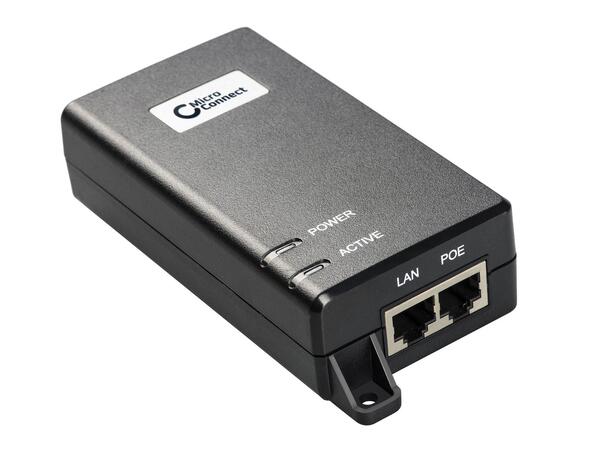 MicroConnect POE injector 30W 30W, 802.3af/at, PoE, Injector 