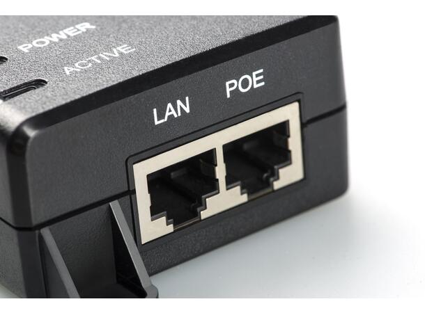 MicroConnect POE injector 30W 30W, 802.3af/at, PoE, Injector 