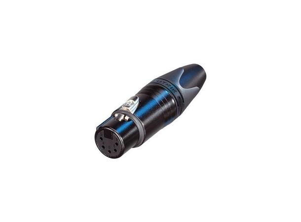 Neutrik NC5FXX-BAG XLR plugg 5P Hun Sort 