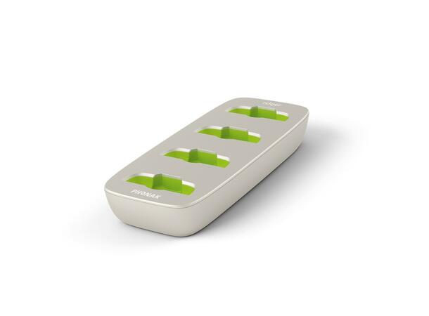 Phonak Roger Charging Rack 4-slots lader til Touch./Multim./Repeat.