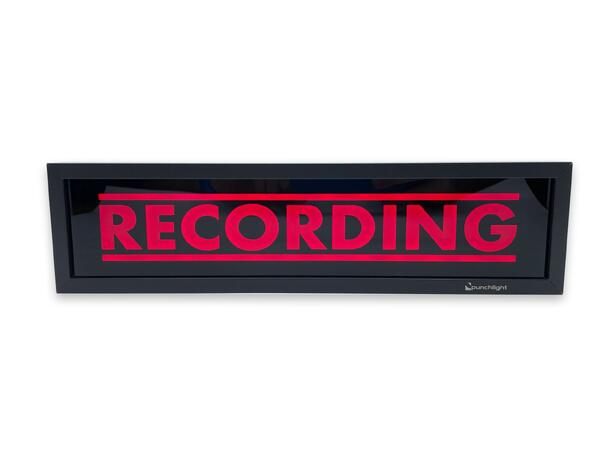 PunchLight Studio Warning Display LED "RECORDING" panel 