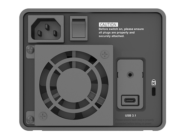 Raidon RAID med 2 8TB HDD Eksternt USBC RAID kabinett RAID-0 /1 