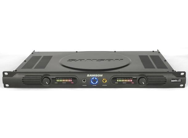 Samson SERVO-120A forsterker Vifteløs, 2 x 60W i 4 Ohm, 1U 