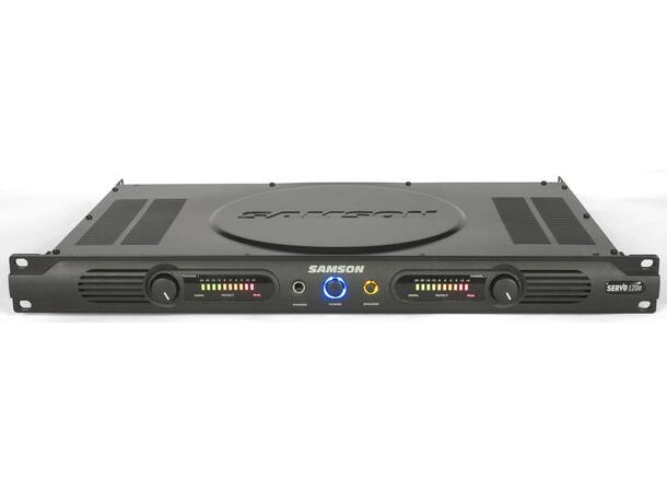 Samson SERVO-120A forsterker Vifteløs, 2 x 60W i 4 Ohm, 1U