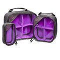 Stingray by K-Tek Gizmo-X Bag Set of 3 (L,M,S), Purple interior