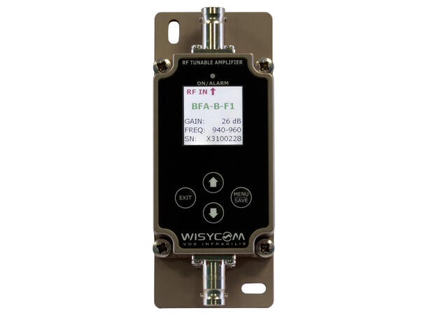 Wisycom BFA Wideband Active Amplifier with remote controlled filters